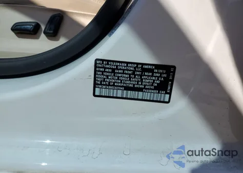 2014 Volkswagen Passat Sel from USA, damaged, VIN 1VWCM7A35EC027040